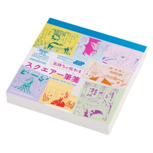 hobonichi techo accessories one piece magazine: square letter paper to share your feelings