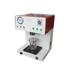 ddental lab digital vacuum mixer with built-in vacuum pump table type mixing machine blender