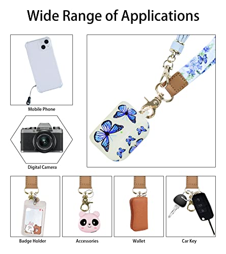 AirPod Pro Case with Keychain Wristlet, OULRAEFS Soft Silicone Skin Case Cute AirPods Pro Case Protective Case Cover with Wrist Key Lanyard for Airpods Pro 2019, Gifts for Women, Butterfly(Luminous)