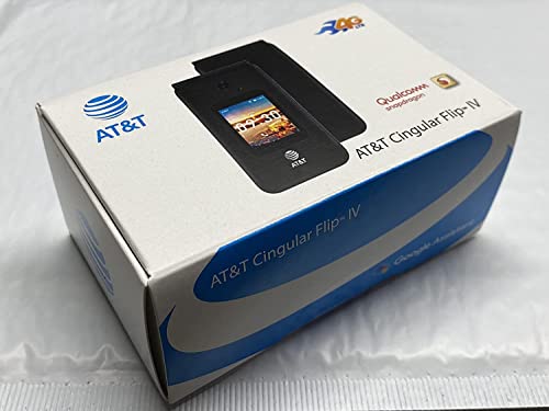 AT&T Locked AT&T Cingular SmartFlip IV U102AA 4G LTE | Prepaid Phone | 2.8" Screen | 4GB | Black(Renewed)