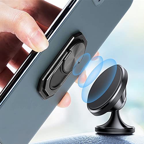 Mayten Cell Phone Ring Holder Finger Ring Stand 360 Degree Rotation Phone Kickstand Compatible with iPhone 12 Mini 11 Pro and All Smartphone with Case and Tablets