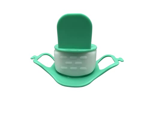 Endure Disposable Medical Bite Block with Teeth Protector for Airway Management & Endoscopy, 5 Pack of Bite Block Green Color with Strap