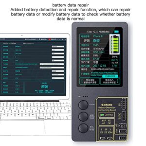 Yoidesu ICopy Plus 2.2 Repair Instrument, 3 in 1 Vibrator Light Sensor Vibrator Light Sensor True Tone Display for Phone Touch, Photosensitive, Vibration, Battery Data, Headphone Repair