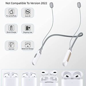 Abeautiu AirPods Portable Charger Compatible with AirPods 1/2/3/Pro Anti-Lost Strap Smart Power Supply AirPod Accessories Use While Charging, Not for New 2022 AirPods Pro 2. AirPods Not Included