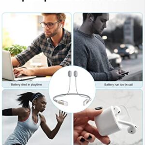 Abeautiu AirPods Portable Charger Compatible with AirPods 1/2/3/Pro Anti-Lost Strap Smart Power Supply AirPod Accessories Use While Charging, Not for New 2022 AirPods Pro 2. AirPods Not Included