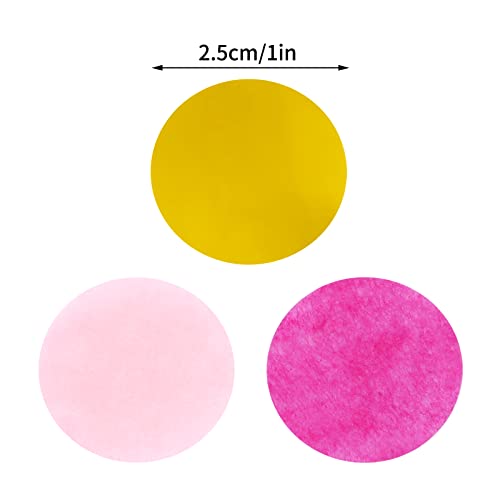 Grevosea 6000 Pieces Tissue Paper Confetti, Circle Table Confetti 1 Inch Round Paper Confetti Dots Valentines Confetti for Wedding Birthday Anniversary Christmas Party Decoration(Rose Red)