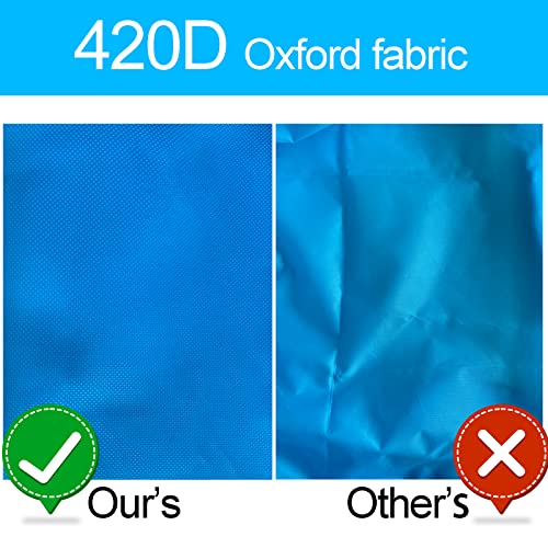 Dirty Laundry Travel Bag - Extra Large Heavy Duty Dirty Clothes Bag for Traveling, 2 Pack XL Machine Washable Camp Drawstring Laundry Bags（Blue and Black）