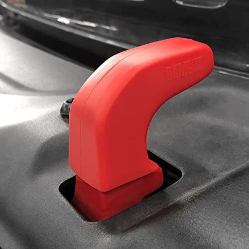 DKMGHT Factory Bumper Tow Hook Covers for Jeep Wrangler JK JL Gladiator TJ, Red Tow Hook Protector Jeep Wrangler Accessories 2007-2022