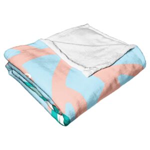 Northwest Sanrio Hello Kitty Silk Touch Throw Blanket, 50" x 60", Deep Diving