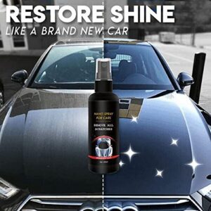 Ginotech Car Scratch Repair Nano Spray, Car Nano Scratch Removal Spray, Fast Repair Scratches Nano Car Scratch Repairing Polish Spray for All Car Body (120ML,1PCS)