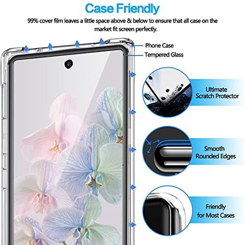 [3-Pack] LYWHL for Google Pixel 7 5G Screen Protector, 9H Hardness HD Clear Tempered Glass Film for Pixel 7 5G 2022 [Fingerprint Unlock Compatible], Anti Scratch Bubble Free (Not for Pixel 7 Pro)