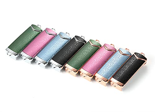 CQUUKOI Universal Phone Lanyard Holder,Phone Clip with Lanyard Metal Crossbody Phone Chain Clip Mobile Phone Buckle Phone Tether Safety Strap for iPhone, Galaxy & Most Smartphones (Rose Gold & Blue)