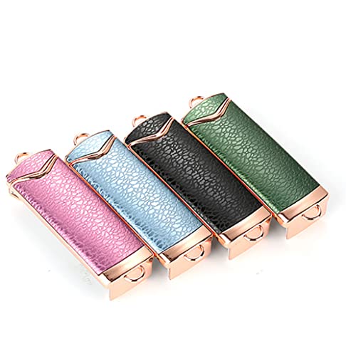 CQUUKOI Universal Phone Lanyard Holder,Phone Clip with Lanyard Metal Crossbody Phone Chain Clip Mobile Phone Buckle Phone Tether Safety Strap for iPhone, Galaxy & Most Smartphones (Rose Gold & Blue)