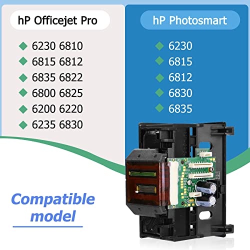 934 935 Printhead Compatible with hp Officejet Pro 6230 6830 6815 6835 6800 6810 6812 6820 6822 6825 6200 and hp Photosmart 6230 6830 6815 Printers,Printer Replacement Part.