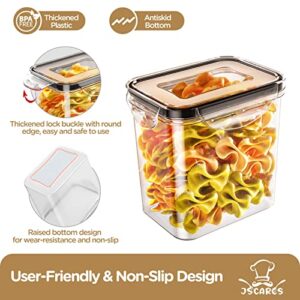 JSCARES 34 PCS Food Storage Containers Set and Food Storage Containers Set with Airtight Lids BPA-Free Plastic Food Container for Kitchen Storage Organization