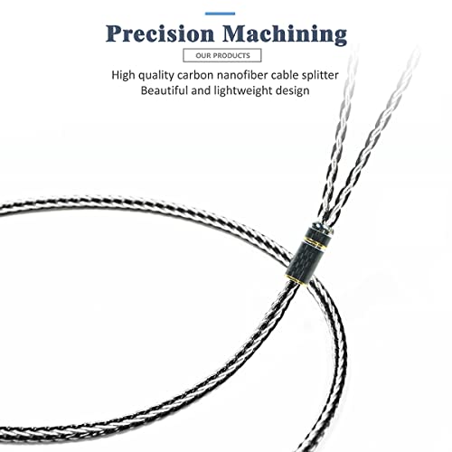 GUCraftsman MMCX 7N Single Crystal Copper/Silver Mixed Replacement Cables for SHURE SE846 SE535 AONIC 5 Xelento Remote T8iE T9iE iBasso IT07 am05 Dunu DK4001 Andromeda Vega Solaris Atlas (4.4mm Plug)