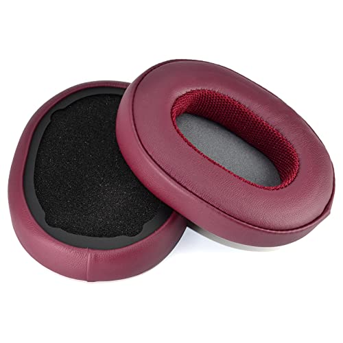 Hesh 3 Protein Leather Replacement Ear Pads Compatible with Skullcandy Crusher Wireless Crusher Evo Crusher ANC Hesh 3 Headphones Ear Cushions, Headset Earpads, Ear Cups Repair Parts-Black