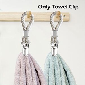 TJLSS 4pcs Laundry Kitchen Storage Towel Clip Travel for Hanging Portable Drying Multi Purpose Clothes Peg Fixed (Color : A, Size : One Size)