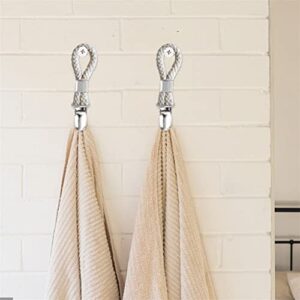 TJLSS 4pcs Laundry Kitchen Storage Towel Clip Travel for Hanging Portable Drying Multi Purpose Clothes Peg Fixed (Color : A, Size : One Size)