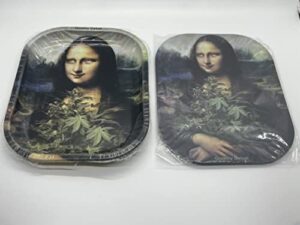 quality detail premium lisa decor metal rolling tray with magnetic lid 7x5 inch perfect backpack size for on the go!