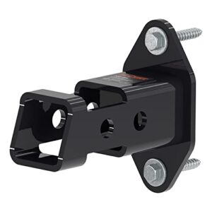 curt 45069 hitch accessory wall mount, 2-inch receiver black