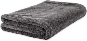 blackline car care xl 3ft x 2ft, ultra-absorbant microfiber car drying towel twisted loop car drying towel extra large - #1 rated car drying towel