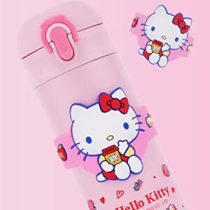 Hello Kitty Stainless Steel Insulated Water Bottle 350ml - Pink
