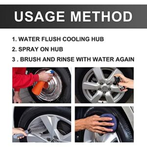 Hulzogul 30/100ml Car Rust Remover Wheel Cleaner, Auto-Rost-Entferner, Car Rust Remover, Rim and Tyre, Car Maintenance Cleaning Rust Remover