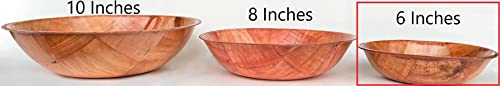 United Brands USA Wood Wooden Salad Bowl Set (6 inches)