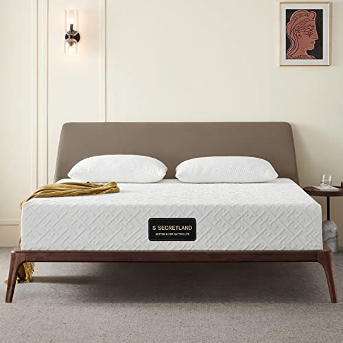 King Mattress,SSECRETLAND Upgrade 12 Inch Gel Memory Foam Mattress in a Box,Comfortable and Breathable Mattress for Sleep Relief,Ultimate Motion Isolation,Fiberglass Free,Plush