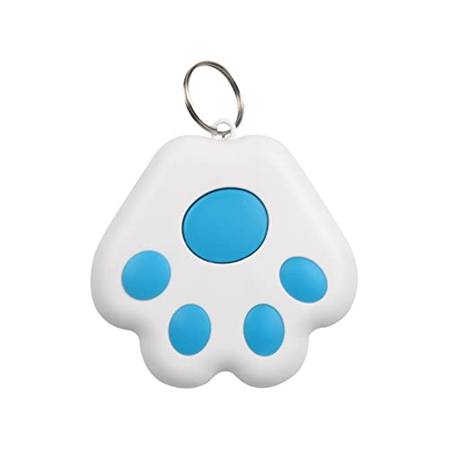 shtain 2Pcs GPS Tracking Tags, Wireless Bluetooth Waterproof Pet Tracker, GPS Keychain Tracker, GPS Pet Tags Animal Tracker, Anti-Lost Tag Alarms for Kids Pets Cats Dogs Backpacks Red/Sky Blue