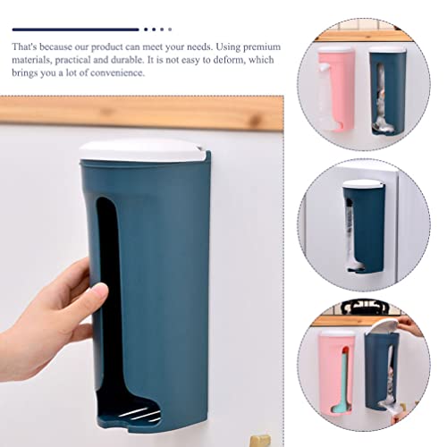 CALLARON Grocery Bag Holder Trash Bag Dispenser Plastic Garbage Bag Holders Plastic Waste Bag Saver Kitchen Trash Bag Dispenser Grocery Bags Wall Mount Storage 2pcs Pocket Protector Pocket Protector