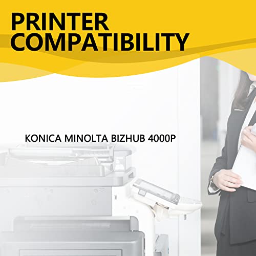 ZHANBO TNP35 TNP38 Remanufactured Black Toner Cartridge Compatible for Konica Minolta Bizhub 4000P Printers