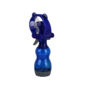 xiyuan portable handheld water misting fan- water spray fan-misting fan- battery operated water spray mist fan, mini fans for travel, outdoors, hiking (blue)