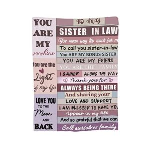 Fleece Cherished Sisters Bond Throw Blanket - Warm Flannel Fleece - Sentimental Sibling Gift