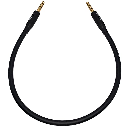 CNCESS CESS-248-1f Balanced 4.4mm Male to Male Patch Cable for DAC Headphone Amp (1 Foot)