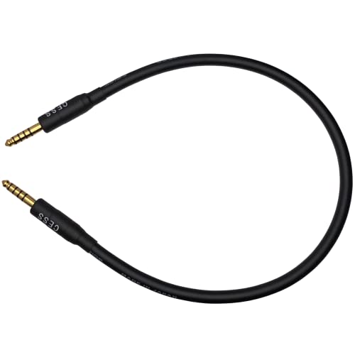 CNCESS CESS-248-1f Balanced 4.4mm Male to Male Patch Cable for DAC Headphone Amp (1 Foot)