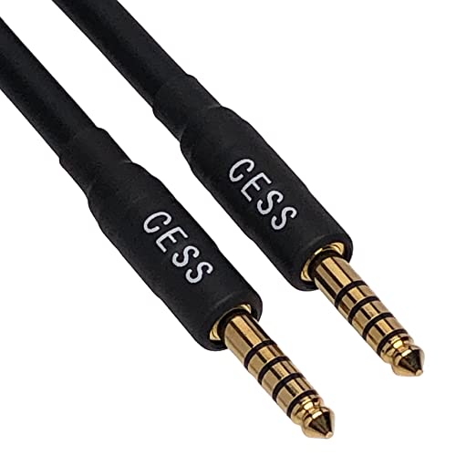 CNCESS CESS-248-1f Balanced 4.4mm Male to Male Patch Cable for DAC Headphone Amp (1 Foot)