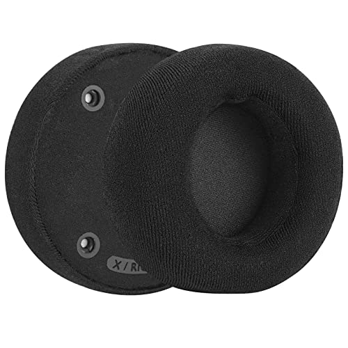 Geekria Comfort Velour Replacement Ear Pads for Philips Audio Fidelio X2HR, X1 Headphones Ear Cushions, Headset Earpads, Ear Cups Cover Repair Parts (Black)