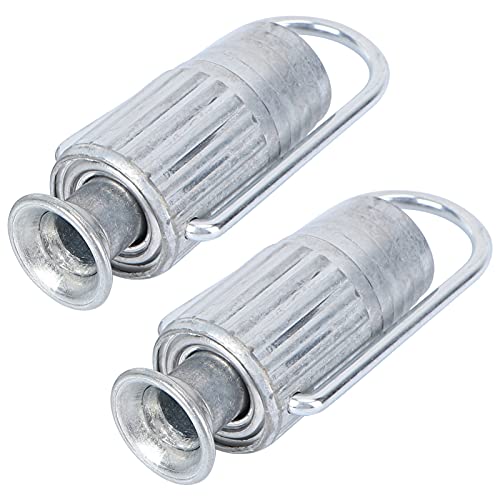 Tofficu Clothes Tightener 2pcs Clothesline Tightener Clothes Line Tight Grips Aluminium Sunline Tight Tool Clothes for Pulleys and Fixed Laundry Lines Ropes Household Supplies Washing Line Tightener