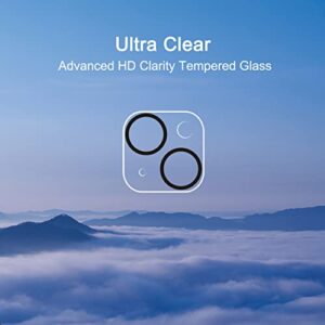 Ailun 3 Pack Camera Lens Protector for iPhone 14 6.1" ＆ iPhone 14 Plus 6.7",Tempered Glass,9H Hardness,Ultra HD,Anti-Scratch,Easy to Install,Case Friendly [Does not Affect Night Shots]