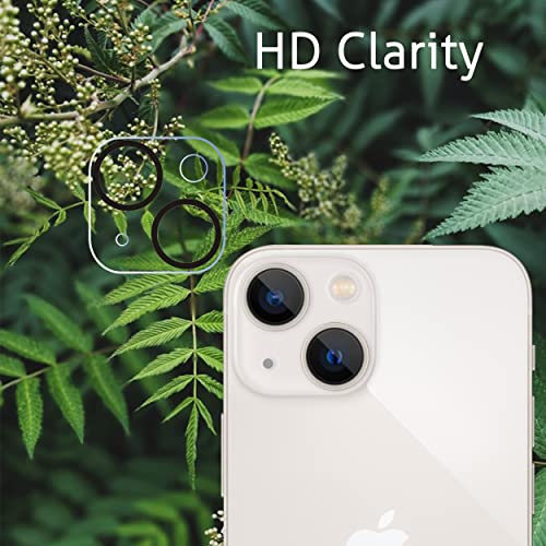 Ailun 3 Pack Camera Lens Protector for iPhone 14 6.1" ＆ iPhone 14 Plus 6.7",Tempered Glass,9H Hardness,Ultra HD,Anti-Scratch,Easy to Install,Case Friendly [Does not Affect Night Shots]