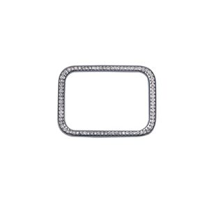 HAILWH Bling Rhinestones Applique Cover Accessories Fit for Mercedes Benz 2022 2023 C Class W206 Bling Accessories (Parking Button Frame)