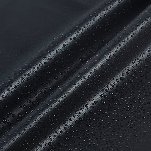 Waterproof Canvas Fabric,600 Denier Water Repellent Canvas Cordura Fabric for Outdoor/Indoor Project,Craft,DIY, Upholstery,Home Decor,Sunbrella, Awning,1yard/36"x60",Sold by The Yard,Black