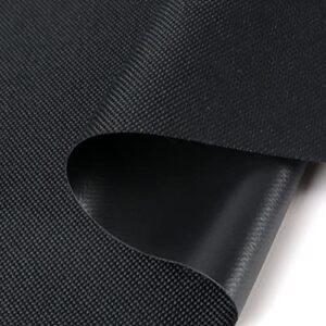 Waterproof Canvas Fabric,600 Denier Water Repellent Canvas Cordura Fabric for Outdoor/Indoor Project,Craft,DIY, Upholstery,Home Decor,Sunbrella, Awning,1yard/36"x60",Sold by The Yard,Black