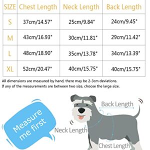 XIAOYU Christmas Pet Clothes Snowflake Pattern Warm Dog Pajamas Cat Jumpsuits Puppy Apparel, Pink, XL