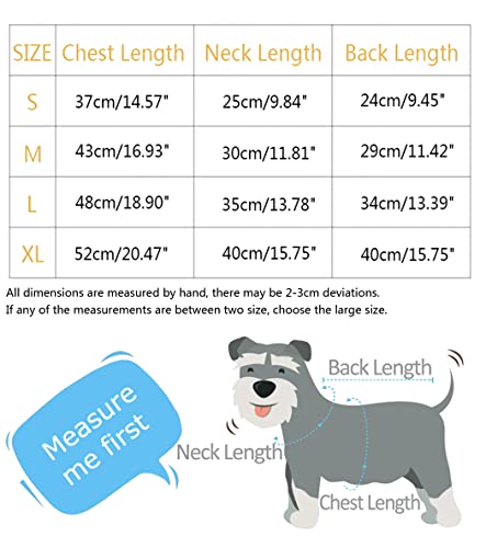 XIAOYU Christmas Pet Clothes Snowflake Pattern Warm Dog Pajamas Cat Jumpsuits Puppy Apparel, Pink, XL