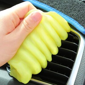 【2023 upgraded】cleaning gel for car, car cleaning kit car accessories universal detailing automotive dust car crevice cleaner auto air vent interior detail removal putty cleaning keyboard cleaner
