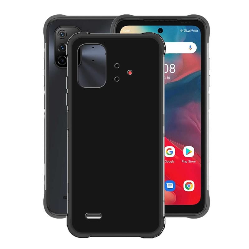 WIMSPEED Phone Case for Umidigi Bison 2 (6.50") Ultra Thin Shockproof Soft Silicone Back Shell, Military Grade Drop TPU Bumper Protective Cover ​for Umidigi Bison 2 - Black