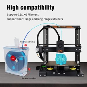 Kingroon Filament Dryer Box for The 3D Printer, 3D Printer Filament Dry Box Keeping Filament Dry During 3D Printing 4L Compatible with 0.5/1KG Filament and PLA Filament and PETG TPU ABS Material